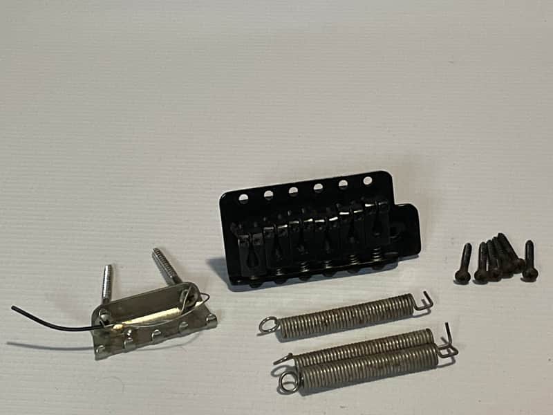 1980's Charvel Jackson Model 1 Black Gotoh G105 6 Post Tremolo Bridge image 1