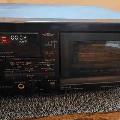 Optimus SCT-55 dual bay cassette deck Late 1990s - Black image 15