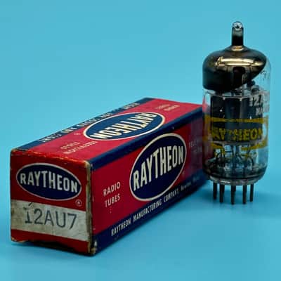 1960s Raytheon 12AU7 ECC82 Vintage Made In Japan O Getter Gold Pin Tube! T335 image 1