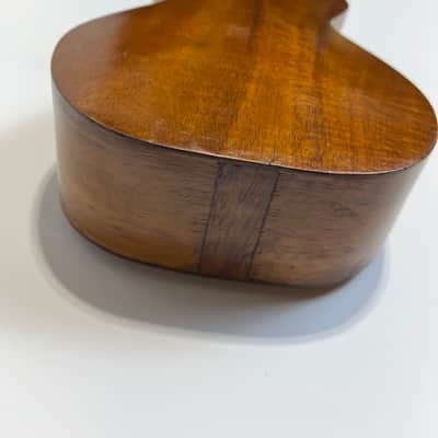 Vintage M Nunes Rare Koa Ukulele Southern California Music Company image 14