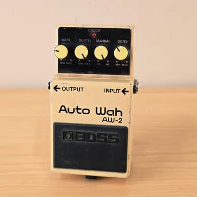 Vintage 90s Boss AW-2 Auto Wah Guitar Effect Pedal Bass Filter EQ Rate Sweep image 1