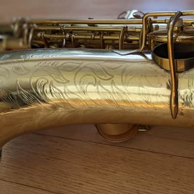 Buffet Crampon Evette Schaeffer Alto Saxophone 18 & 20 Paris France 1913 Extra Engraving image 13