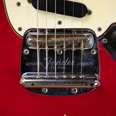 1965 Fender Mustang Rosewood Fretboard w/ Original Case - Dakota Red image 5