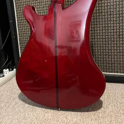 Rickenbacker 4001 1980 - Burgundy Red + Hipshot Bridge + Case image 11