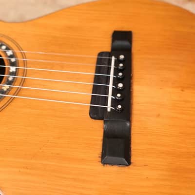 Unbranded Parlor Guitar 1890's Natural image 18