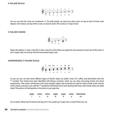 100 Rock Lessons Guitar Lesson Goldmine Series image 4