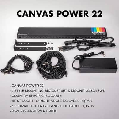 New Walrus Audio Canvas Power 22 DC Isolated Guitar Effects Pedal Power Supply image 11