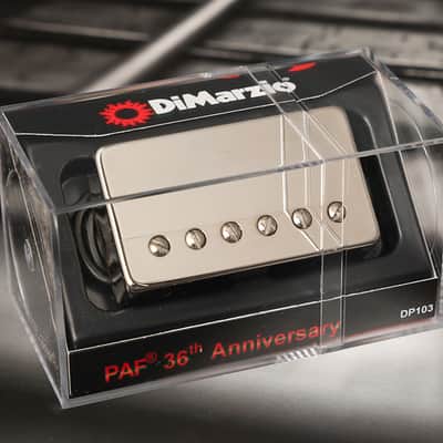 DiMarzio DP103N PAF 36th Anniversary Neck Position Humbucker - Nickel image 1