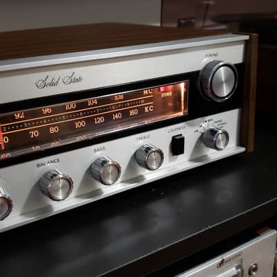 Automatic Radio HMX-4000 AM/FM Receiver with 8 Track 1970 Brushed Aluminum and Wood image 11
