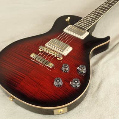 2017 Paul Reed Smith McCarty Singlecut 594 Figured 10 Top - Fire Red Burst image 5