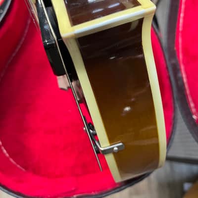 Harmony H-35 “Batwing” Electric Acoustic Mandolin 1972 - Sunburst image 17