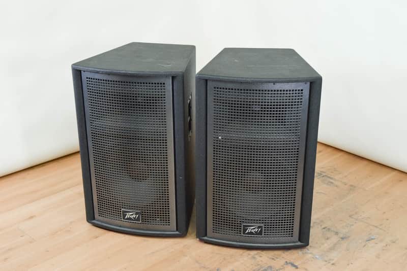 Peavey QW-2 15-inch Two-Way PA Speaker (PAIR) (church owned) *ASK FOR SHIPPING* CG00S1G image 1