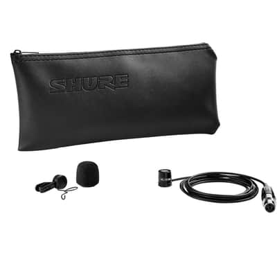 Shure WL183MB/O Omnidirectional Lavalier Microphone w/ TA4F Connector 2025 - Present - Black image 4