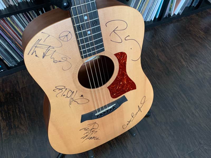 Dave Matthews Band signed Late 2000s Taylor Big Baby (Rare ‘07 Signing With LeRoi Moore) image 1