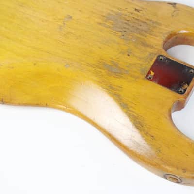 1959 Vintage Fender Precision Bass Pre-CBS Natural Alder ~Killer RELIC~ P-Bass 1950s USA image 16