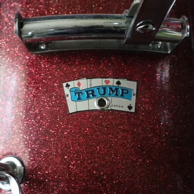 Vintage MIJ "Trump" 4-pc Drum Kit 20/12/14+Snare image 5