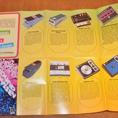 Maestro vintage catalog booklet brochure Fold out brochure includes echoplex, sireco and more! image 8