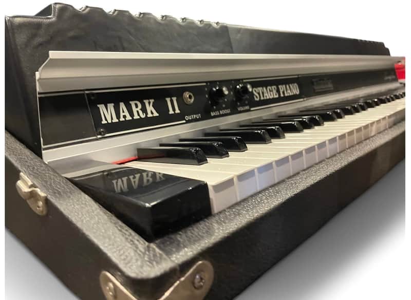 Rhodes Mark II Stage 73-Key Electric Piano 1983 - Black Flat Top image 1