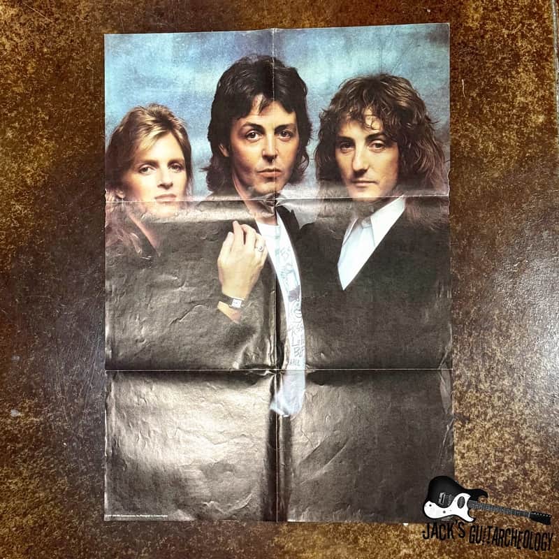 VINTAGE Wings *DOUBLE SIDED* Poster (1970s) image 1