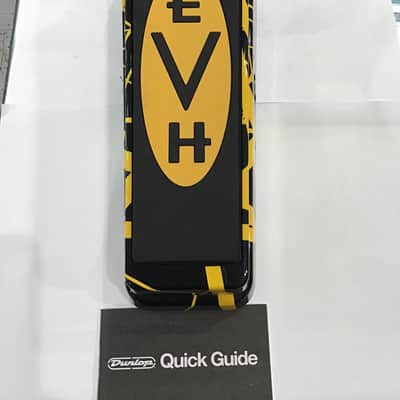 Dunlop EVH SIGNATURE WAH CRY BABY PEDAL LATE  - BLACK/YELLOW image 1