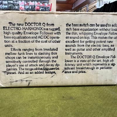 Electro-Harmonix Doctor Q Envelope Filter 1977 With Original Box  - Silver image 10