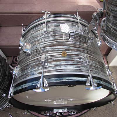 Ludwig PRE-SERIAL BLUE OYSTER PEARL 1963 SET image 5