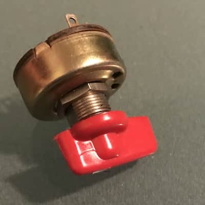 Carling Fender Mesa Boogie NOS Voltage Selector Switch 6 Position Single Pole red knob 70's-80's image 1