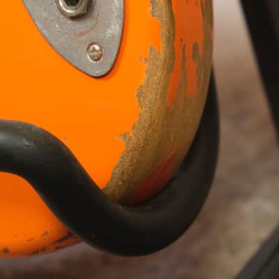 Luthier made Jazz Bass 2020 Aged Capri Orange image 12
