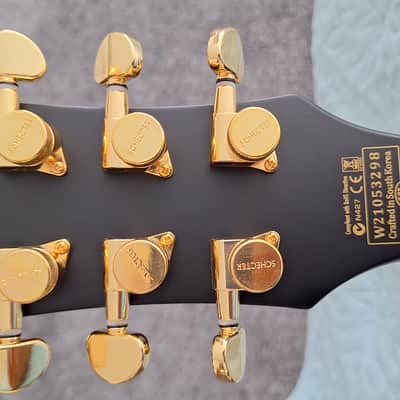 Schecter Solo-II Custom: Aged Black Satin (with Solo II Molded Hard Case - $230 value) image 4