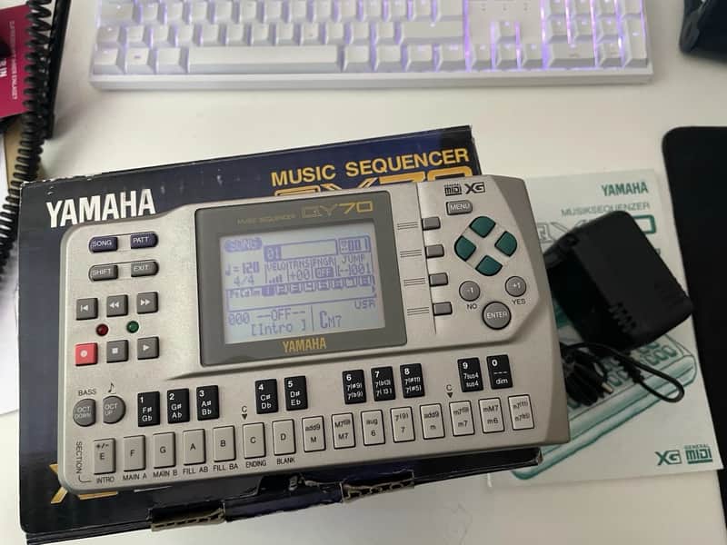 amaha QY70 Music Sequencer / Groovebox – Near Mint, Complete with Original Box, PSU & Manuals image 1