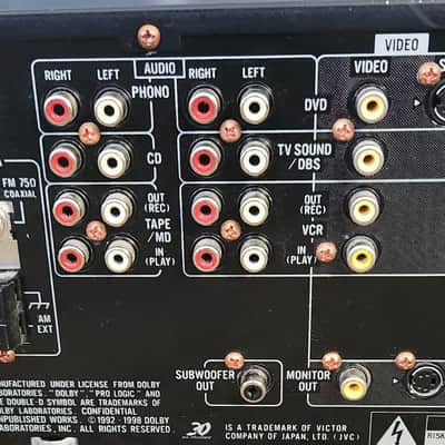 JVC Vintage JVC RX-778V Audio Video Control Receiver (1999) 1999 image 11