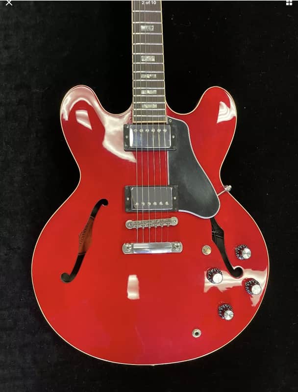 2017 Gibson Memphis ES-335 Cherry – Sheptone Heartbreaker Pickups – OHSC
