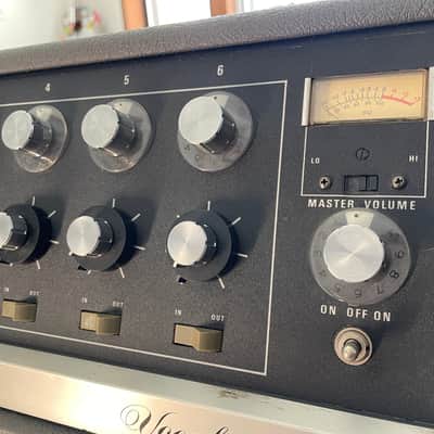 Shure VA-302-C Vocal Master Control Console 6-Channel PA Head with Reverb and XLR - Vintage Late-70s image 5