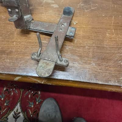 Unbranded Cowbell Woodblock Holder With Cowbell 1900s 1910s 1920s 1930s 1940s 1950s image 4