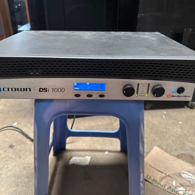 Crown DSi 1000 Digital Screen Series 2-Channel Power Amplifier 2010s - Black and Silver image 8