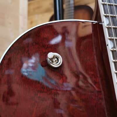 Gretsch G6119T Players Edition Tennessee Rose MIJ - Rosewood Fingerboard, Dark Cherry Stain image 10