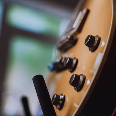 The Wolf Guitars Phoenix Custom Gold Top 2022 Gold / Mahogany brown image 5
