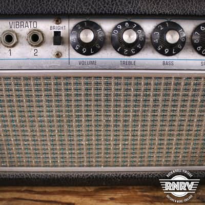 Fender Bandmaster "Drip Edge" 50-Watt 2-Channel Guitar Amp Head 1968 - 1969 - Silverface image 4