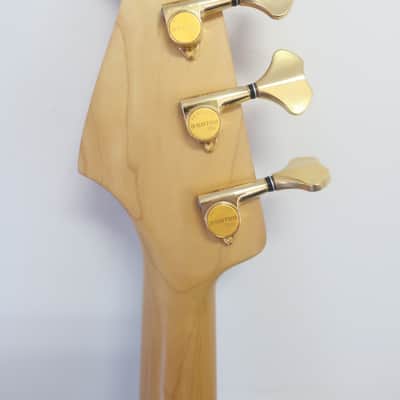 Vintage 1995 Fender Contemporary Precision Bass Lyte Standard MIJ Red With Soft Case Great Bass! image 11
