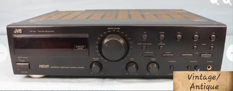 JVC Rx-318 1990's - Black image 1