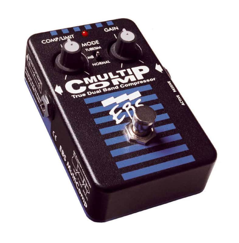 EBS MULTICOMP TRUE DUAL BAND BASS COMPRESSOR PEDAL (NOS) | Reverb