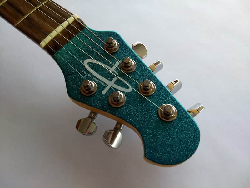 OLP MM4 Blue Officially Licensed Ernie Ball Music Man Silhouette