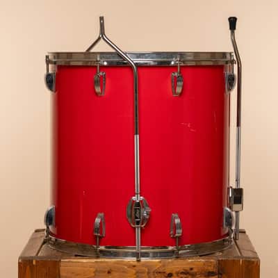 1980s Ludwig Rockers Floor Tom in Red - 16x16 image 3