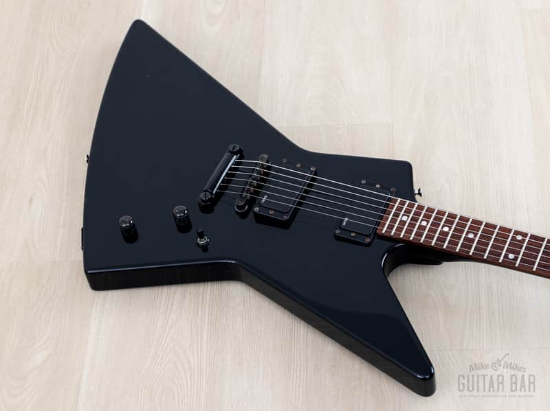1998 ESP Custom EXP Explorer Black w/ EMG 81 w/ Case | Reverb Canada