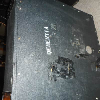 Marshall Model 1982A 100-Watt 16ohm 4x12 Slant Cabinet 1970s - Black/Checker board Grill image 6