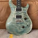2021 PRS Wood Library Custom 24 Faded Faded Blue Jean - Ebony Fretboard - Artist Leather Case
