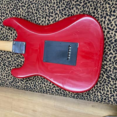 Oscar Schmidt Eastwood S-Type Electric Guitar 90's - Red image 9