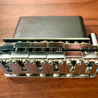 Gotoh NS510T-FE1 Non-locking 2 Point Tremolo Bridge Narrow Spacing 10.5mm String Space- CHROME image 5
