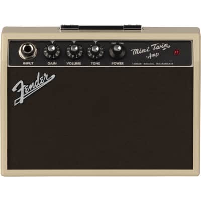 Fender Mini '65 Twin Amp Blonde - light Combo Amp for Electric Guitars image 1