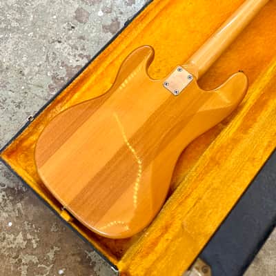 Greco “Gneco” Electric Precision Bass  c 1974 - Natural original vintage MIJ Japan Matsumoku image 13